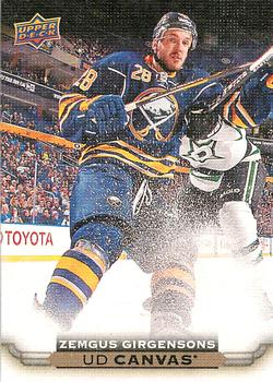 2015-16 Upper Deck - UD Canvas #C10 Zemgus Girgensons Front