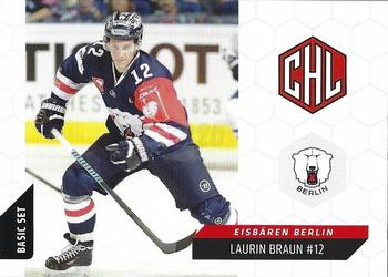 2015-16 Playercards Basic Serie 1 (DEL) #DEL-025 Laurin Braun Front