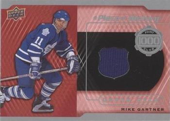 2015-16 Upper Deck - A Piece Of History 1000 Point Club #PC-MG Mike Gartner Front