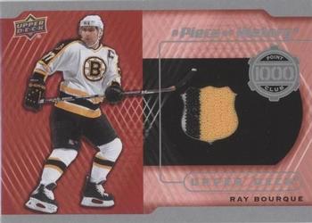 2015-16 Upper Deck - A Piece Of History 1000 Point Club #PC-RB Ray Bourque Front
