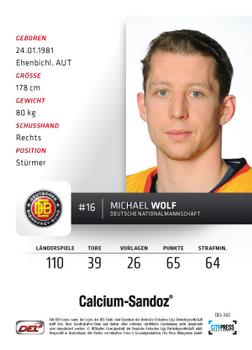 2012-13 Playercards (DEL) #DEL-342 Michael Wolff Back