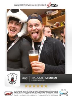 2012-13 Playercards (DEL) #DEL-355 Mads Christensen Back