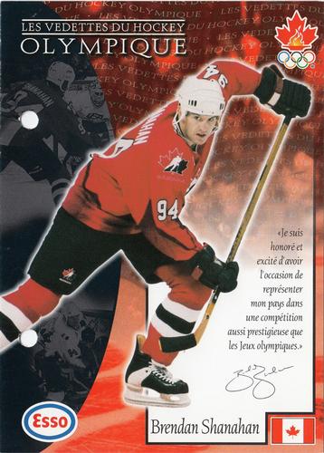 1997 Esso Olympic Hockey Heroes French #10 Brendan Shanahan Front