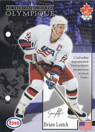 1997 Esso Olympic Hockey Heroes French #29 Brian Leetch Front