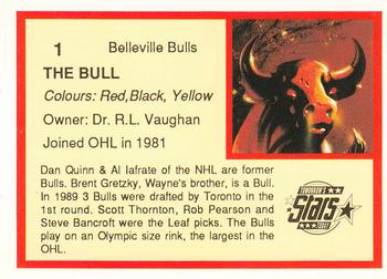 1991-92 7th Inning Sketch Promos #1 The Bull Back