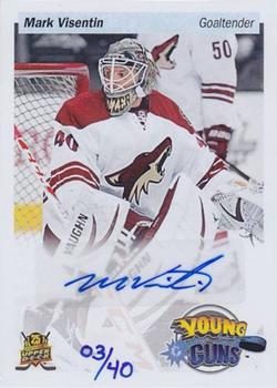 2014-15 Upper Deck - 25th Anniversary Young Guns Tribute Priority Signings Spring Expo #PS-MV Mark Visentin Front