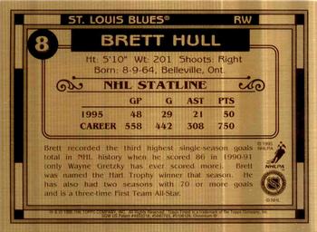 1994-96 Finest Bronze #8 Brett Hull Back