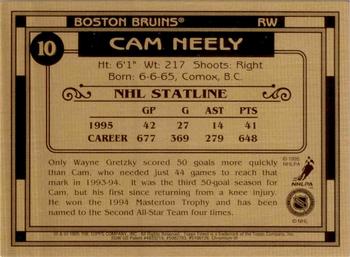 1994-96 Finest Bronze #10 Cam Neely Back