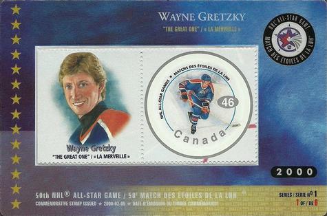 2000 Canada Post NHL All-Stars #1 Wayne Gretzky Front