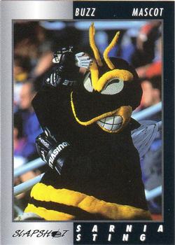 1994-95 Slapshot Sarnia Sting (OHL) #30 Buzz Front
