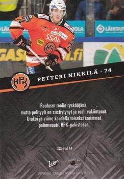 2015-16 Cardset Finland - Concrete & Steel #C&S3 Petteri Nikkilä Back