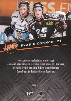 2015-16 Cardset Finland - Concrete & Steel #C&S7 Ryan O'Connor Back