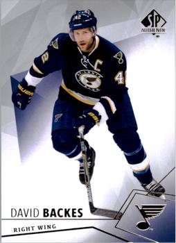 2015-16 SP Authentic #69 David Backes Front