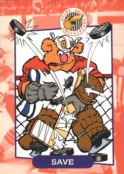 1994 Cardz Muppets Take the Ice #21 Save Front