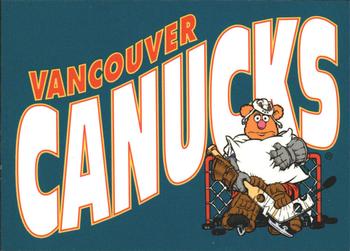 1994 Cardz Muppets Take the Ice #50 Vancouver Canucks Front