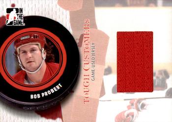 2005-06 In The Game Tough Customers - Game-Used Jersey #GUJ-BP Bob Probert Front