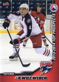 2013-14 Choice AHL Top Prospects #37 Will Weber Front