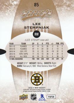 2016-17 Upper Deck MVP #85 Lee Stempniak Back