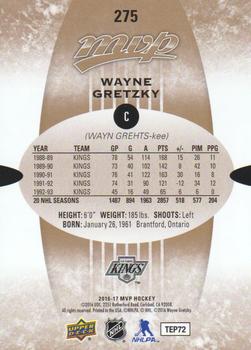 2016-17 Upper Deck MVP #275 Wayne Gretzky Back