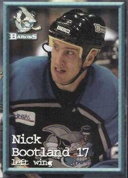 2004-05 Cleveland Barons (AHL) #NNO Nick Bootland Front