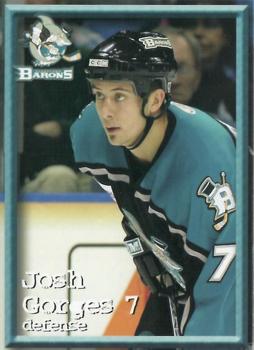2004-05 Cleveland Barons (AHL) #NNO Josh Gorges Front