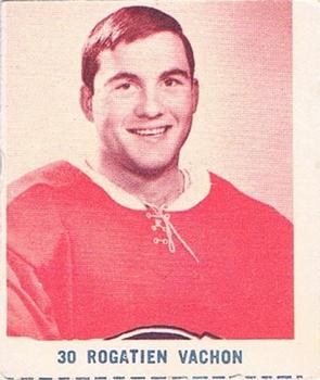 1967-68 IGA Montreal Canadiens Series 2 #NNO Rogatien Vachon Front
