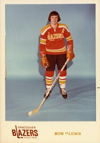 1973-74 Vancouver Blazers (WHA) #NNO Ron Plumb Front