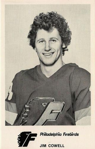1977-78 Philadelphia Firebirds (AHL) #5 Jim Cowell Front