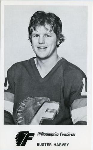 1977-78 Philadelphia Firebirds (AHL) #6 Buster Harvey Front