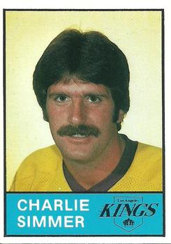 1980-81 Los Angeles Kings #11 Charlie Simmer Front