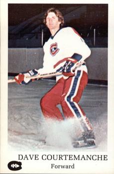 1981-82 Kingston Canadians (OHL) Police #3 Dave Courtemanche Front