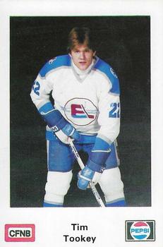 1982-83 Fredericton Express (AHL) Police #8 Tim Tookey Front