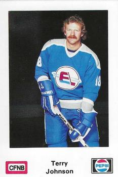 1982-83 Fredericton Express (AHL) Police #14 Terry Johnson Front