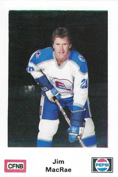 1982-83 Fredericton Express (AHL) Police #25 Jim MacRae Front
