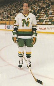 1983-84 Minnesota North Stars Postcards #NNO Keith Acton Front