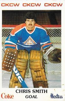1983-84 Moncton Alpines (AHL) Police #2 Chris Smith Front