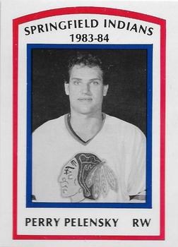 1983-84 Springfield Indians (AHL) #13 Perry Pelensky Front