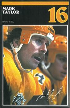1983-84 Heinz Pittsburgh Penguins Photo-Pak Night SGA #NNO Greg Fox / Mark Taylor Back
