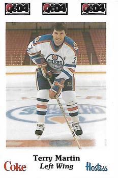 1984-85 Nova Scotia Oilers (AHL) Police #24 Terry Martin Front