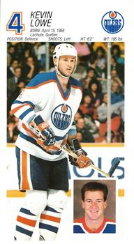 1986-87 Edmonton Oilers #NNO Kevin Lowe Front