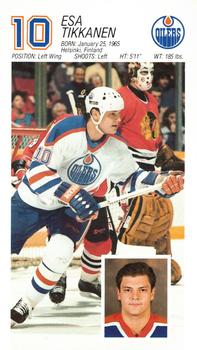 1986-87 Edmonton Oilers #NNO Esa Tikkanen Front