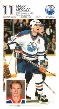 1986-87 Edmonton Oilers #NNO Mark Messier Front