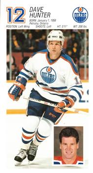 1986-87 Edmonton Oilers #NNO Dave Hunter Front
