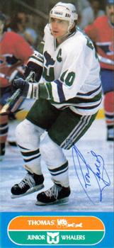 1986-87 Thomas' Junior Whalers Hartford Whalers #NNO Ron Francis Front