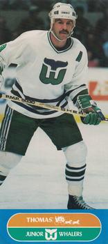 1986-87 Thomas' Junior Whalers Hartford Whalers #NNO Joel Quenneville Front