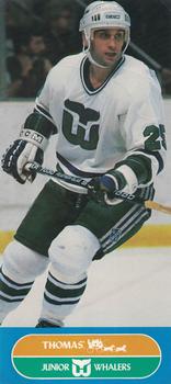 1986-87 Thomas' Junior Whalers Hartford Whalers #NNO Mike McEwen Front