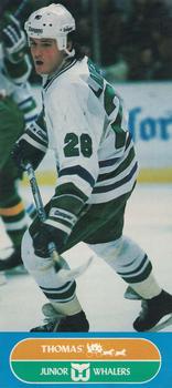 1986-87 Thomas' Junior Whalers Hartford Whalers #NNO Paul Lawless Front
