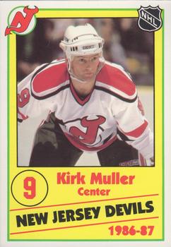 1986-87 New Jersey Devils Police #16 Kirk Muller Front