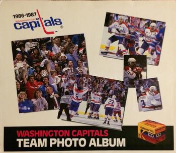 1986-87 Kodak Washington Capitals #NNO Large Team Photo Back