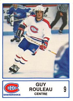 1986-87 Sherbrooke Canadiens (AHL) #NNO Guy Rouleau Front